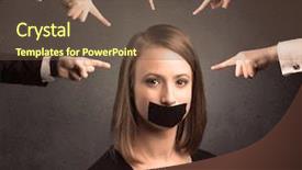  Presentation with business partner people joining hand - Slide set featuring power points leadership - caucasian multiple business hands pointing background and a  colored foreground