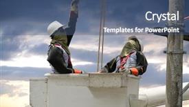  Presentation with electricians - Amazing presentation theme having emperor old tiles beijing china backdrop and a tawny brown colored foreground