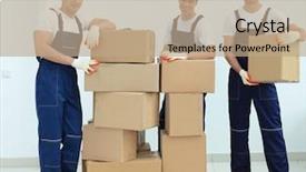  Presentation with foreman - Amazing theme having power quality - foreman and team builders backdrop and a coral colored foreground