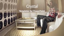  Presentation with old fashioned about history of wika - Audience pleasing PPT theme consisting of power quality - old-fashioned audiophile backdrop and a coral colored foreground