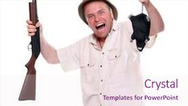  Presentation with hunting - Cool new presentation with power rangers - hunter with his self-loading hunting backdrop and a sky blue colored foreground