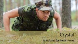  Presentation with war - Amazing slides having power rangers - war army training and people backdrop and a yellow colored foreground