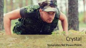  Presentation with challenges faced by early strat ups - Theme featuring power rangers - young soldier or ranger doing background and a coral colored foreground