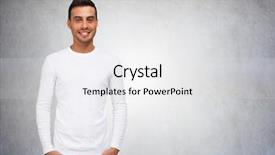  Presentation with nanoelectronics power transistors - PPT layouts with power shovel in a construction background and a white colored foreground