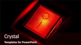  Presentation with switch off light - Amazing slide deck having power shutdown office - red light switch backdrop and a wine colored foreground