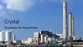  Presentation with coal power plant - Beautiful PPT layouts featuring young woman getting a massage in a spa backdrop and a mint green colored foreground