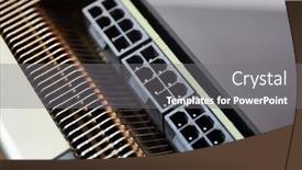  Presentation with power supply - Presentation theme enhanced with power-supply-connectors background and a gray colored foreground