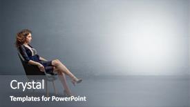  Presentation with modeling - Audience pleasing presentation theme consisting of power template - young beautiful woman modeling backdrop and a  colored foreground