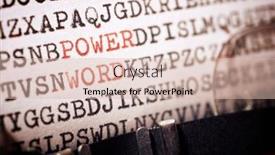  Presentation with power - PPT layouts with power-word-phrase-written background and a lemonade colored foreground