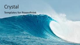  Presentation with blue wave - Slide deck consisting of high performance building - young athlete exercise triceps  background and a dark gray colored foreground