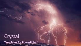  Presentation with nighttime - PPT theme consisting of powerful bright zipper stormy weather background and a wine colored foreground