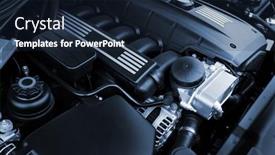  Presentation with powerful - Presentation theme featuring powerful-engine-of-the-modern background and a wine colored foreground