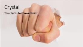  Presentation with powerful - PPT layouts having powerful punch through white board background and a lemonade colored foreground