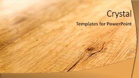  Presentation with wood texture - Slides featuring powerpoint - wooden texture with natural wood background and a yellow colored foreground