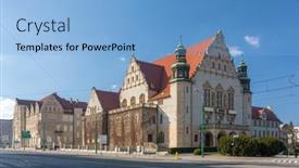  Presentation with university building - 