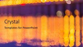  Presentation with traffic - Beautiful PPT layouts featuring ppt - abstract background of the defocused backdrop and a gold colored foreground