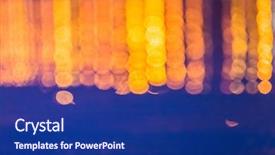  Presentation with kpi traffic light - PPT theme featuring ppt - abstract background of the defocused background and a navy blue colored foreground