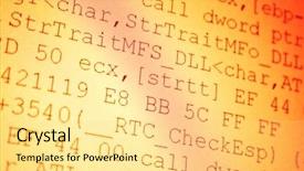  Presentation with programming - Audience pleasing presentation theme consisting of ppt - programming code shallow dof red backdrop and a blonde colored foreground