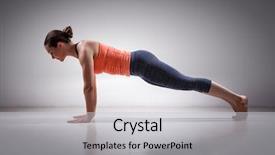  Presentation with sun salutation - Presentation design with practices ashtanga vinyasa yoga surya background and a light gray colored foreground