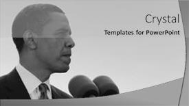  Presentation with president - Beautiful PPT theme featuring prague-czech-republic-april-5 backdrop and a light gray colored foreground