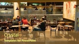  Presentation with corporation - Slide set consisting of prague-czech-republic-august-18 background and a tawny brown colored foreground