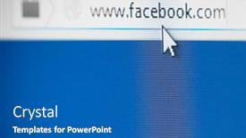  Presentation with facebook - Audience pleasing presentation consisting of prague-czech-republic-february-20 backdrop and a teal colored foreground