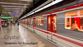  Presentation with metro train - 