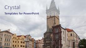  Presentation with prague astronomical clock - 