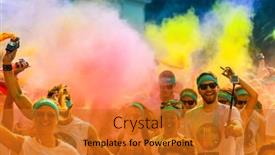  Presentation with color run - 