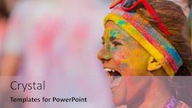  Presentation with color run - Audience pleasing slide set consisting of prague-czech-republic-may-30 backdrop and a lemonade colored foreground