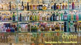  Presentation with alcohol - Audience pleasing presentation design consisting of prague-czech-republic-november-25 backdrop and a tawny brown colored foreground