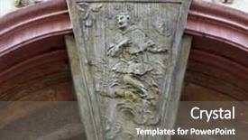  Presentation with prague - PPT theme enhanced with prague-famous-houses-at-st background and a gray colored foreground