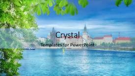  Presentation with republic day - Audience pleasing PPT layouts consisting of prague in a summer day backdrop and a light blue colored foreground