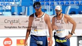  Presentation with beach volleyball - 