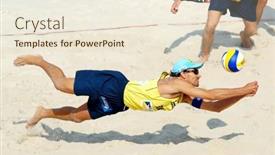  Presentation with beach volleyball - 