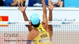  Presentation with beach volleyball - 