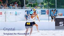  Presentation with beach volleyball - 