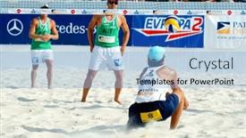  Presentation with beach volleyball - 