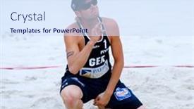  Presentation with beach volleyball - 