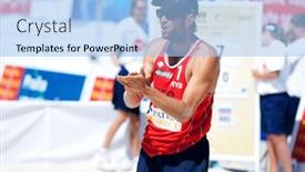  Presentation with beach volleyball - 