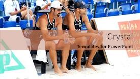  Presentation with beach volleyball - 