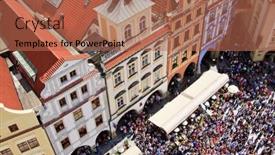  Presentation with prague astronomical clock - 