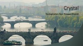  Presentation with bridges - Amazing PPT layouts having church building old moody - prague's bridges backdrop and a light gray colored foreground
