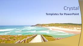  Presentation with algarve - Cool new theme with praia-amoreira-in-the-algarve backdrop and a light blue colored foreground