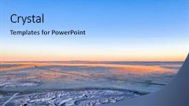  Presentation with dusk - Presentation theme having prairie - pawnee national grassland background and a light blue colored foreground