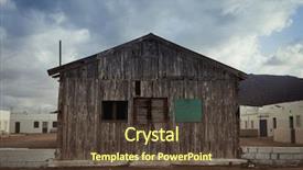  Presentation with old house - Beautiful theme featuring prairie architecture - old wooden house for fishermen backdrop and a tawny brown colored foreground