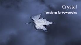  Presentation with praise - Audience pleasing theme consisting of praise god - floating leaf with autumn clouds backdrop and a ocean colored foreground