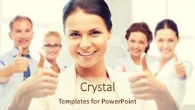  Presentation with business growth success biblical principles - Colorful presentation theme enhanced with praise team - business and success - happy backdrop and a cream colored foreground