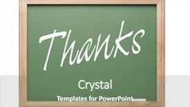  Presentation with chalk board - Cool new PPT theme with praise thankfulness - thanks green chalk board series backdrop and a ocean colored foreground