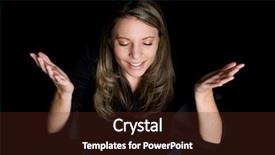  Presentation with praise - Colorful theme enhanced with praise worship - worshiping woman backdrop and a tawny brown colored foreground